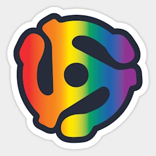 Rainbow 45 Sticker